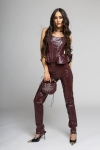 Leather wedge Nikole 6833
